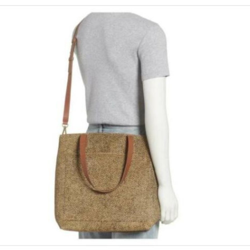 MADEWELL Transport Tote Calf Hair Leopard Bag - Picture 1 of 11
